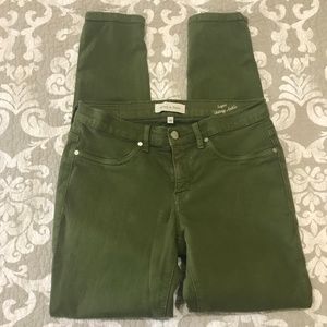 Henry & Belle Green Super Skinny Ankle Jeans 29